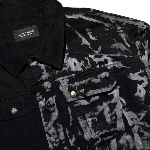 $585 Dyed split denim jacket - Picture 3 of 5